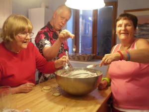 making ice cream