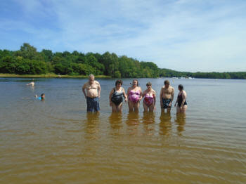 A paddle in the Lake