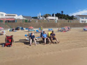 beach chairs