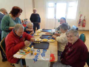 making marzipan fruit